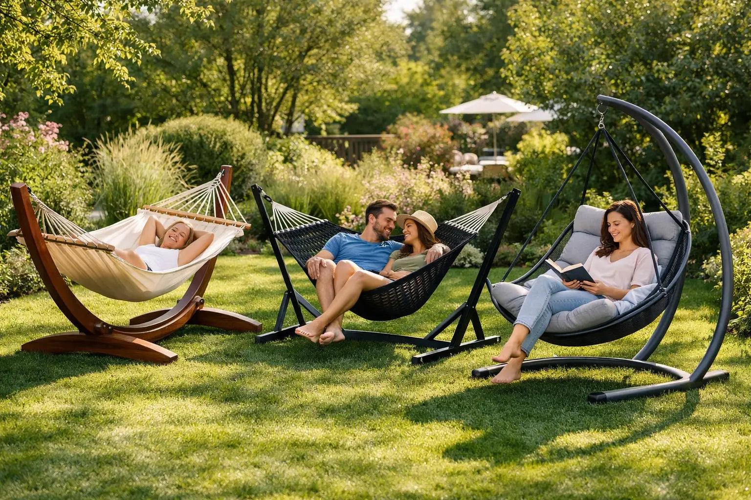 Supports de hamac idéaux pour le jardin