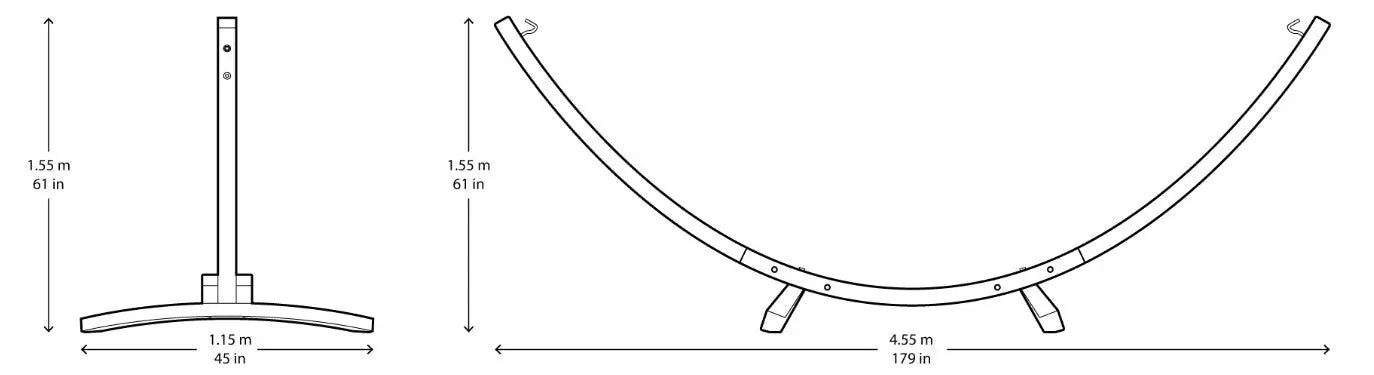 support en bois de pin dimensions