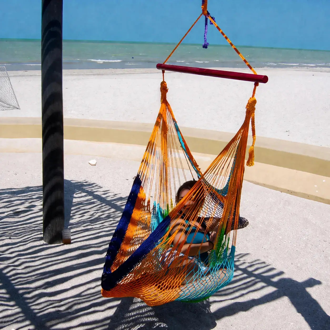 chaise maya de luxe au bord de la plage
