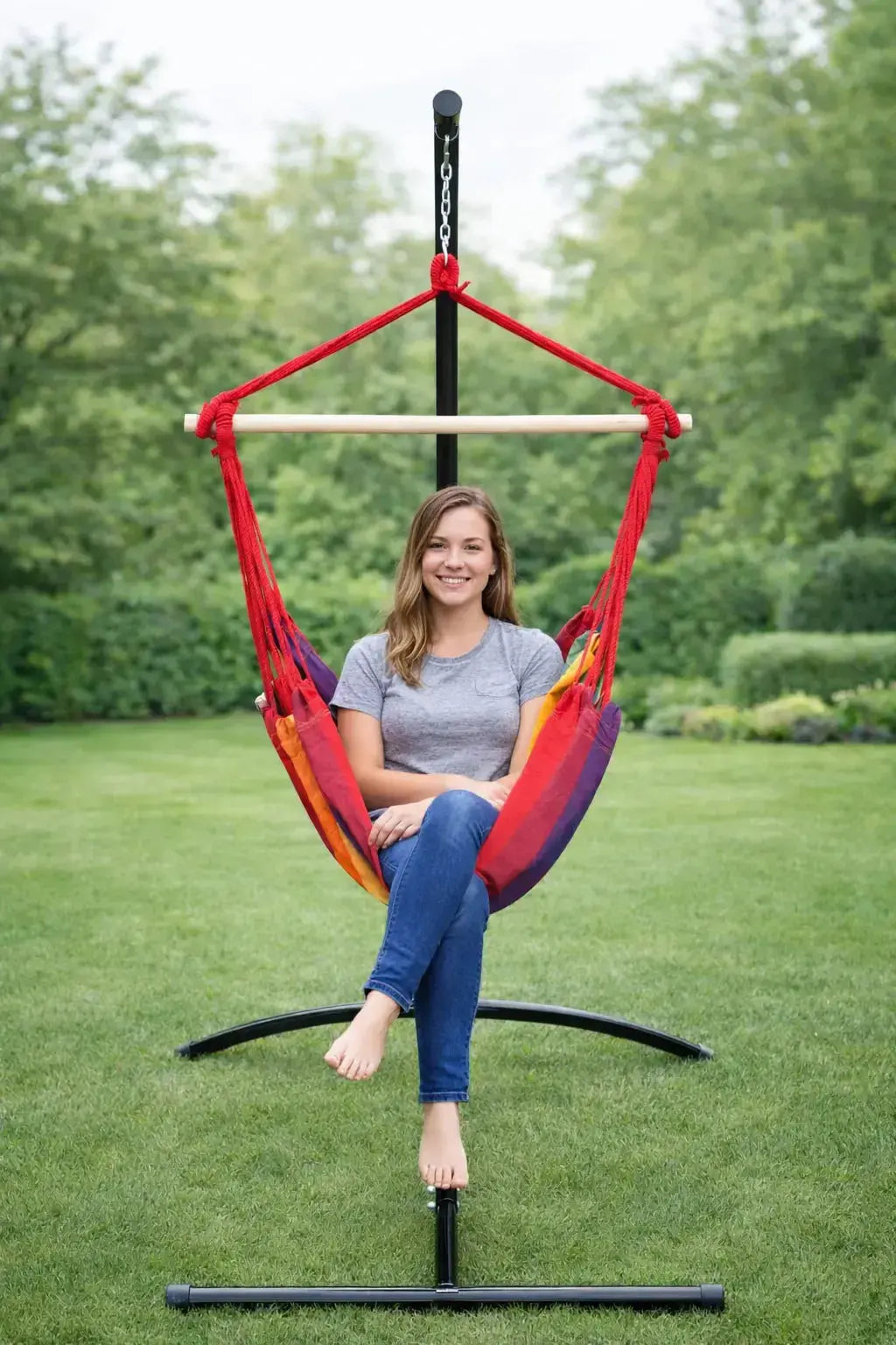Hamac Univers Ensembles Hamac avec Support Chaise hamac brésilienne suspendue + Support Universel
