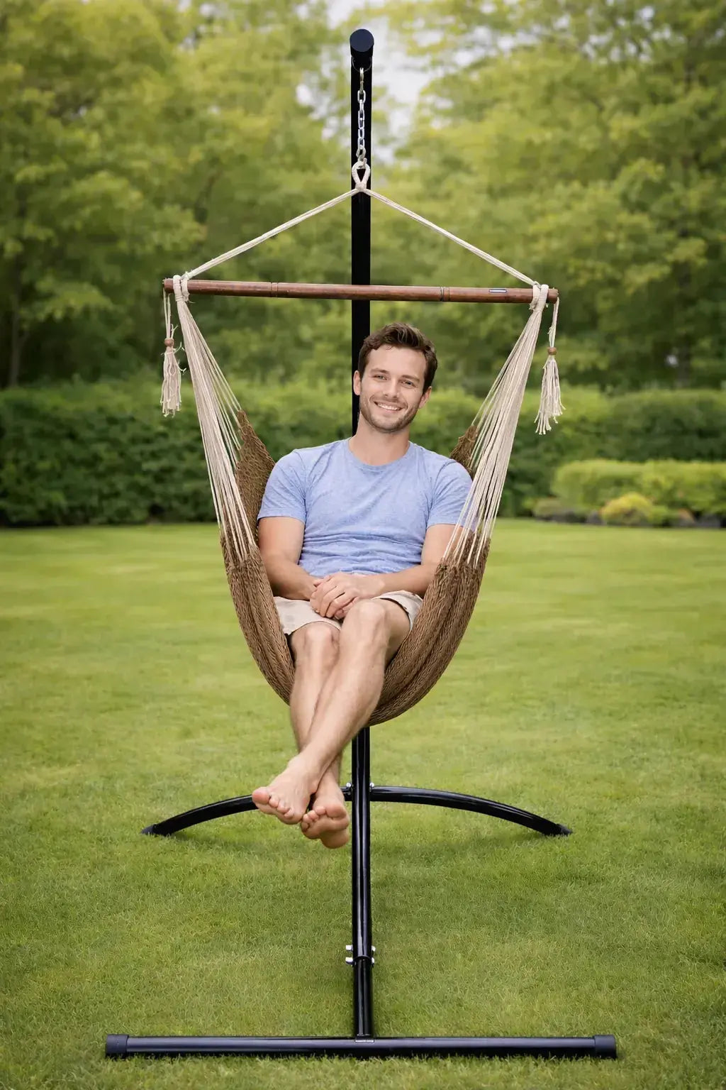 Hamac Univers Ensembles Hamac avec Support Chaise hamac de style maya + Support Universel