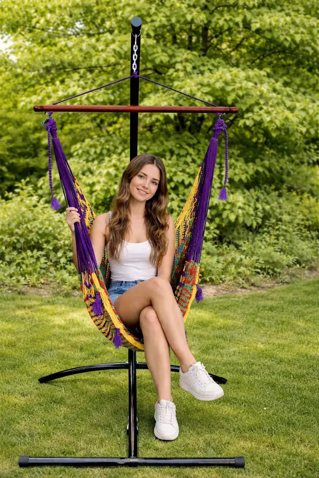 Hamac Univers Ensembles Hamac avec Support Chaise hamac maya de luxe + Support Universel