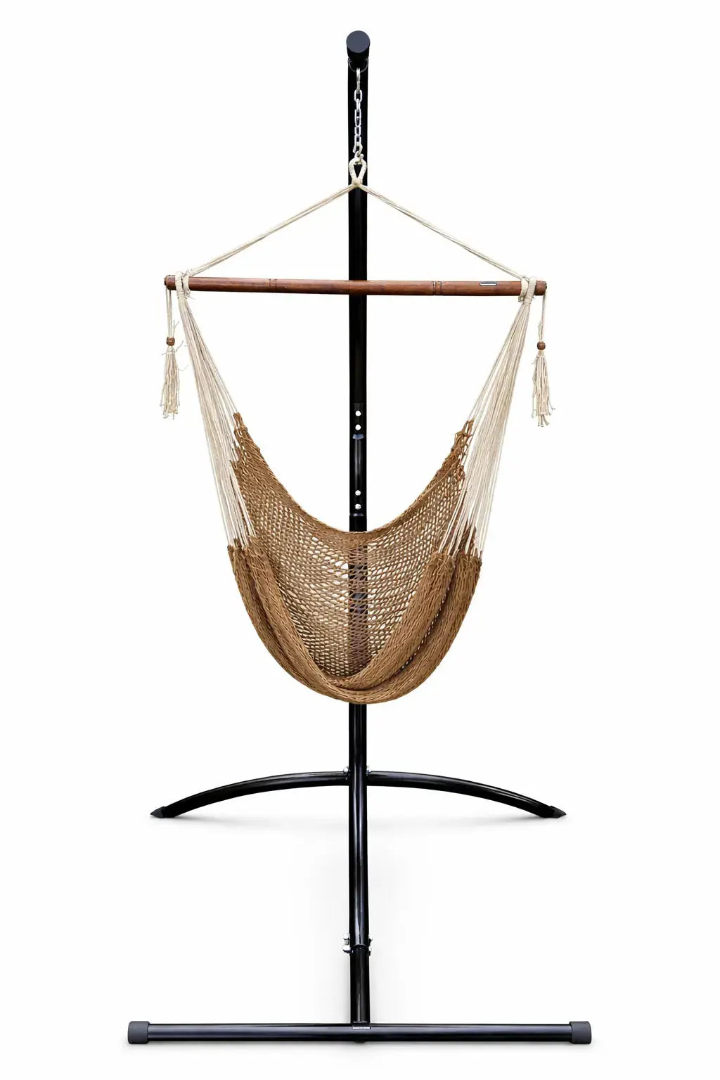 Hamac Univers Ensembles Hamac avec Support chocolat Chaise hamac de style maya + Support Universel 738447505566 81022.04+75217-2
