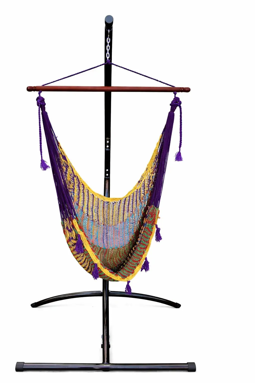 Hamac Univers Ensembles Hamac avec Support couleurs-vives Chaise hamac maya de luxe + Support Universel 794604045924 MCDH+75217-2