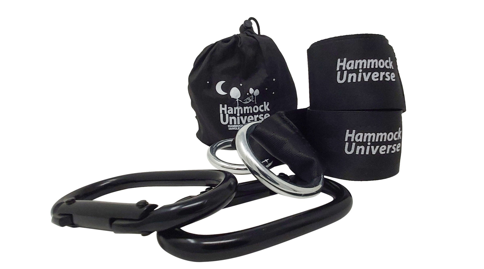 Hamac Univers Hammock Kit Hamac double en corde de coton avec sangles de fixation et sac de transport inclus 642135812181 50501-PWT+HTS-B+SBHC