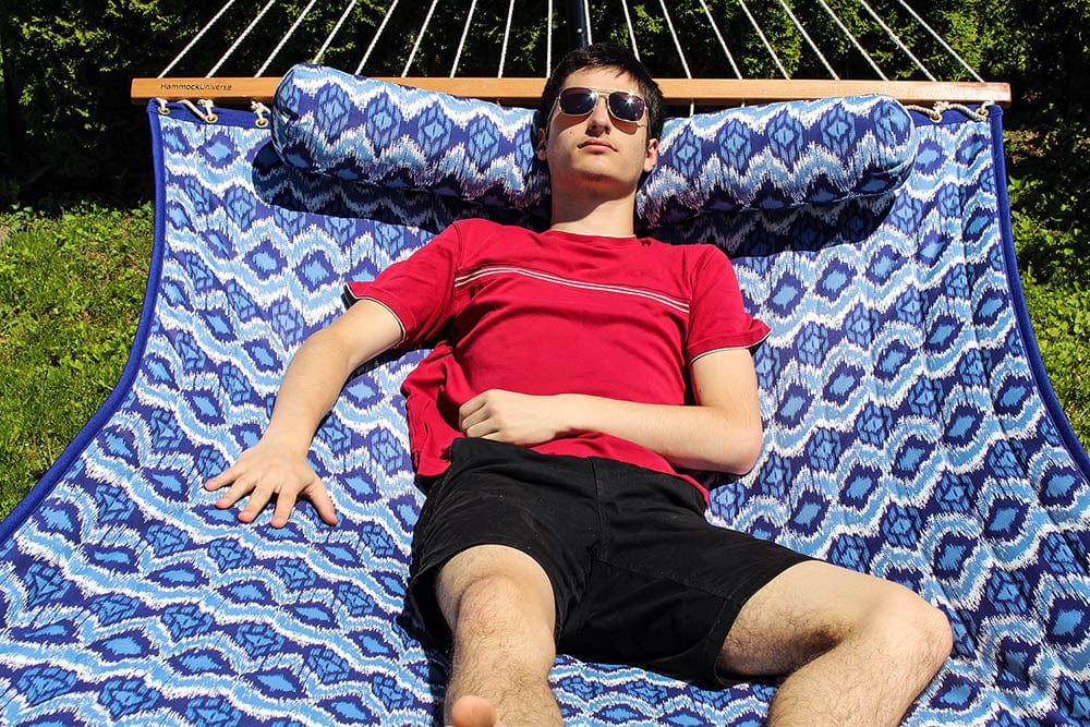 Hamac Univers Hamacs Hamac matelassé de luxe avec oreiller