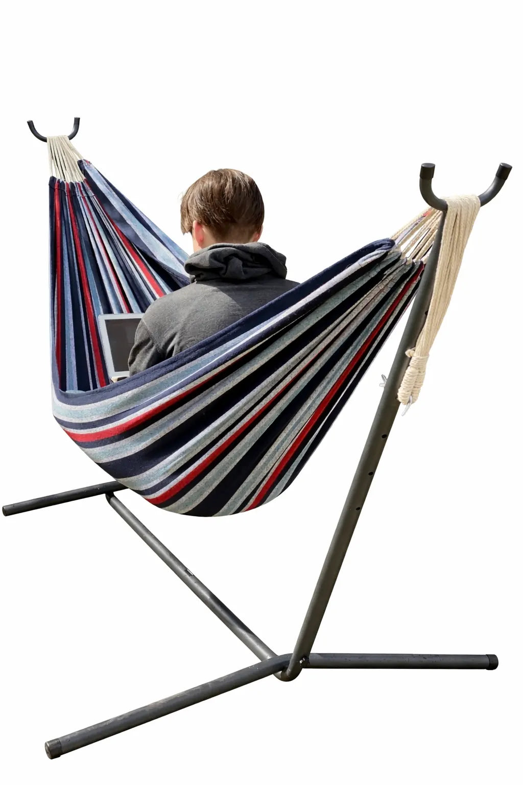 Hamac Univers Ensembles Hamac avec Support Hamac style brésilien double de luxe avec Support Universel 20167+75121