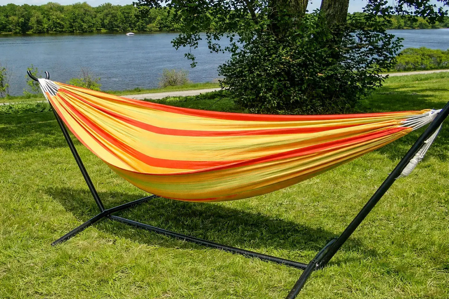 Hamac Univers Ensembles Hamac avec Support Hamac style brésilien double de luxe avec Support Universel 20137+75121