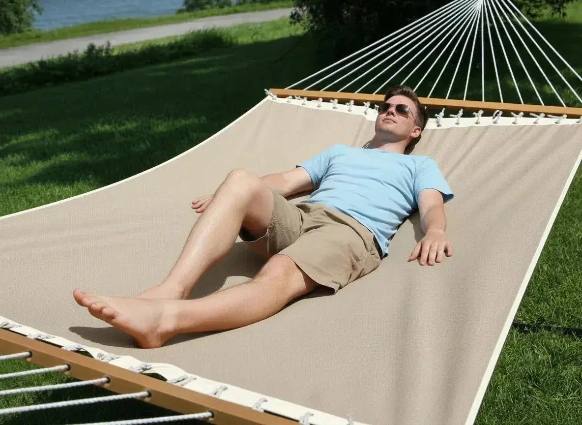 Hamac Univers Ensembles Hamac avec Support motifs-sable Hamac pour piscine avec Support de 15 pieds 738447505221 PLH-S+15TBSB