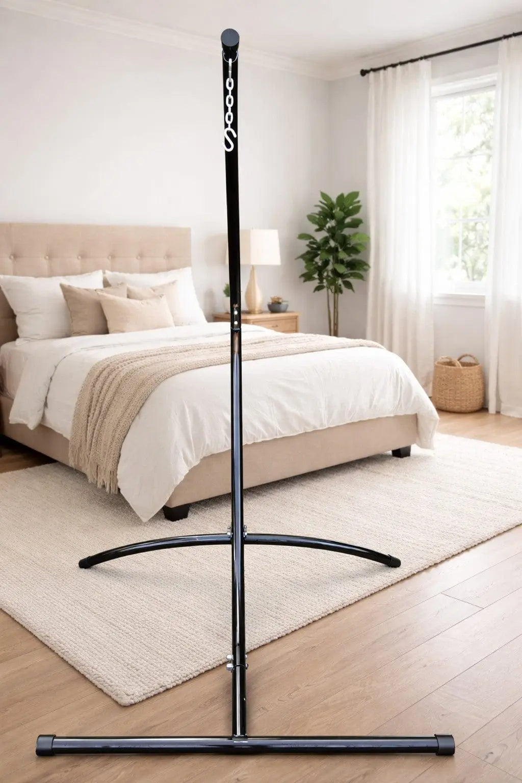 Hamac Univers Supports pour Hamacs noir Support pour Chaise suspendue et Chaise Hamac - Intérieur/Extérieur 738447504996 75217-2