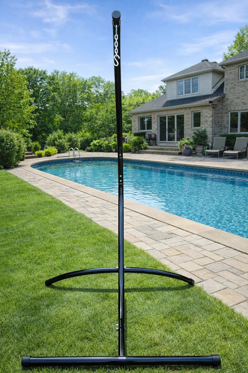 Hamac Univers Supports pour Hamacs noir Support pour Chaise suspendue et Chaise Hamac - Universel 738447504996 75217-2