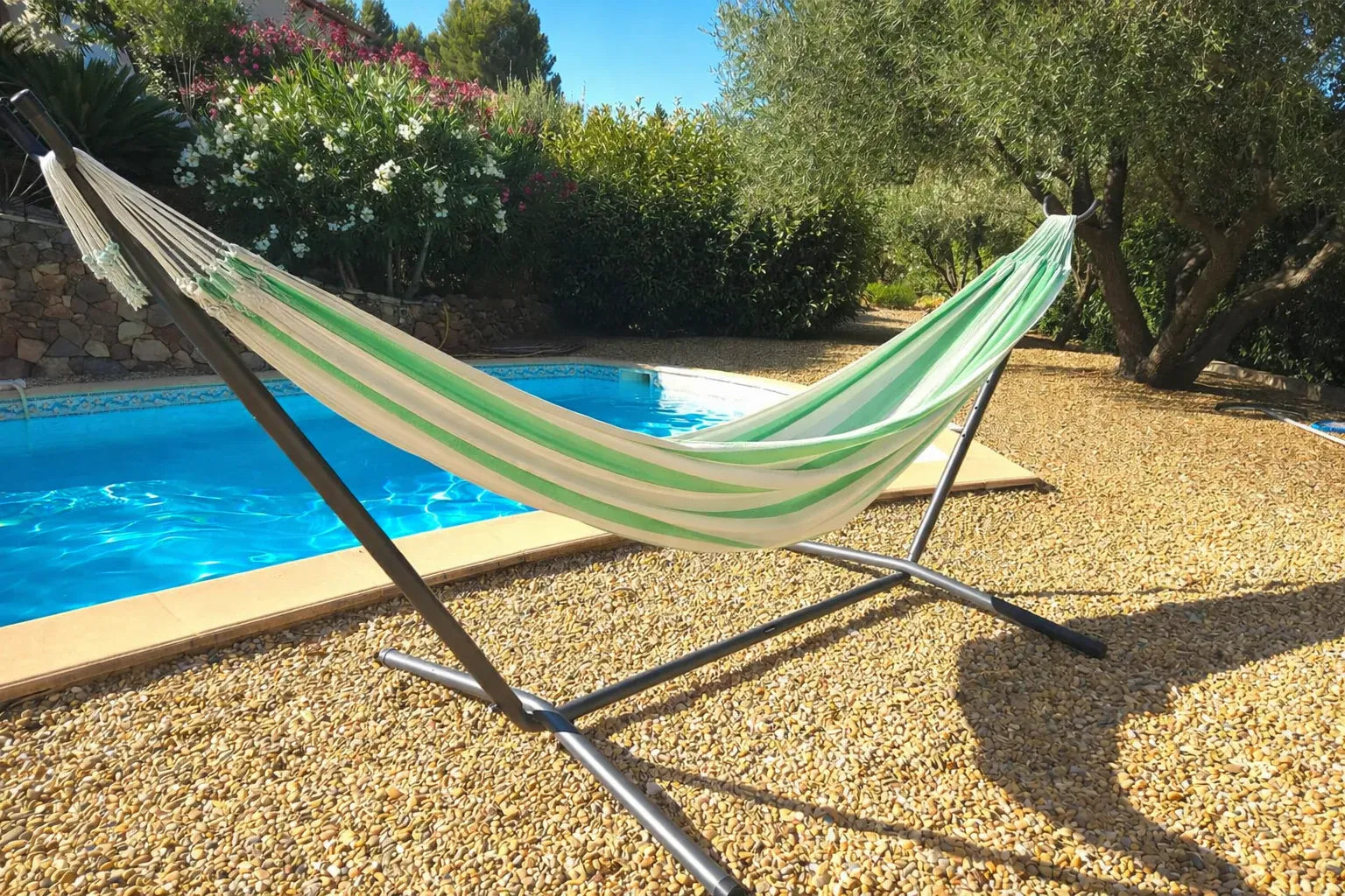 Hamac Univers Ensembles Hamac avec Support pedras Hamac style brésilien double de qualité supérieure avec Support Universel 794604046174 20193-75121