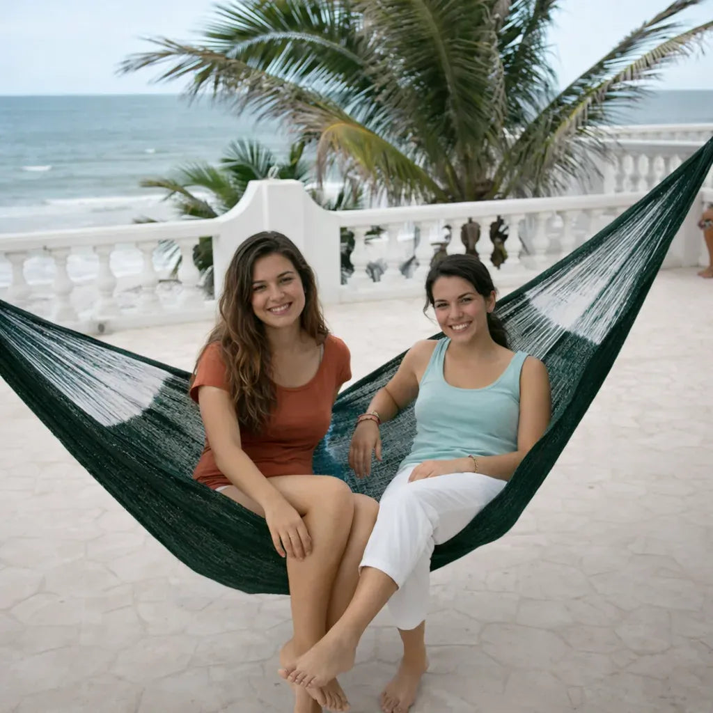 Hamac Univers Hamacs vert-foret Hamac Maya - Double 738447505528 #10-MHD-FG