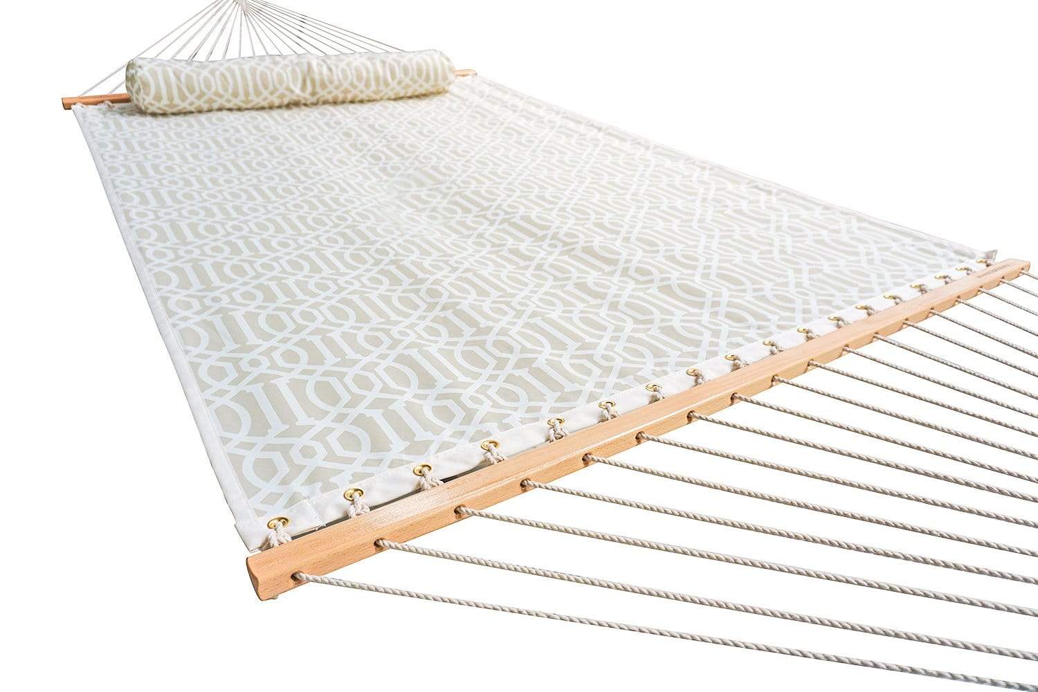 Hamac Univers Hamacs country-beige / 1er oct. Hamac double en polyester avec oreiller assorti - Séchage Rapide 794604045979 SLD-COUNTRY