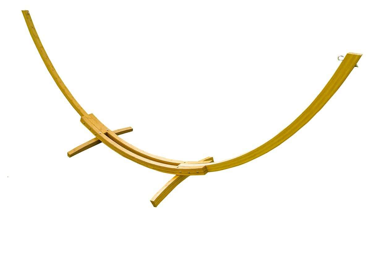 Hamac Univers Ensembles Hamac avec Support Hamac double en oléfine avec oreiller assorti - Séchage Rapide avec Support en bambou