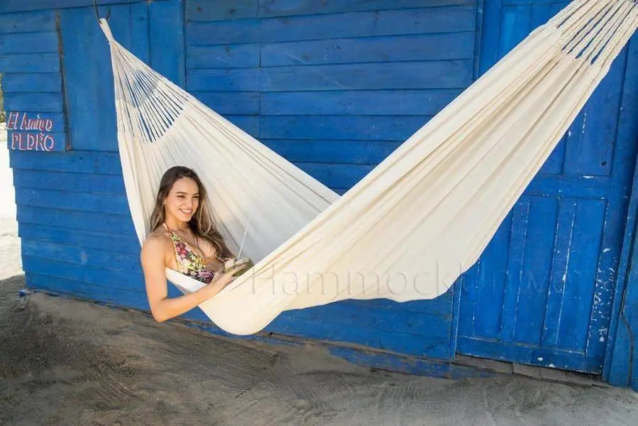 Hamac Univers Hamacs naturel Hamac Double Colombien 738447505337 CO-ECRU