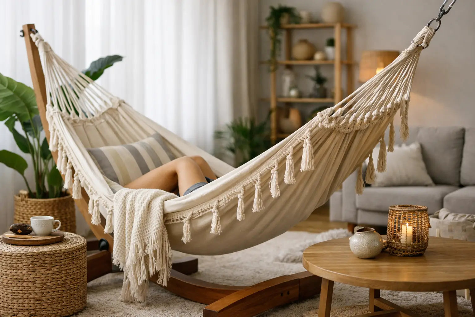 Choisir un hamac d’intérieur confortable