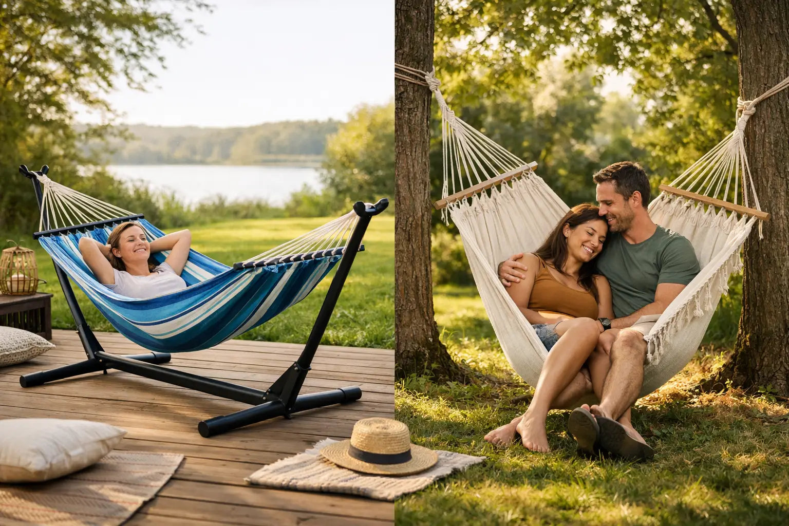 Hamac avec support ou arbres: quoi choisir?