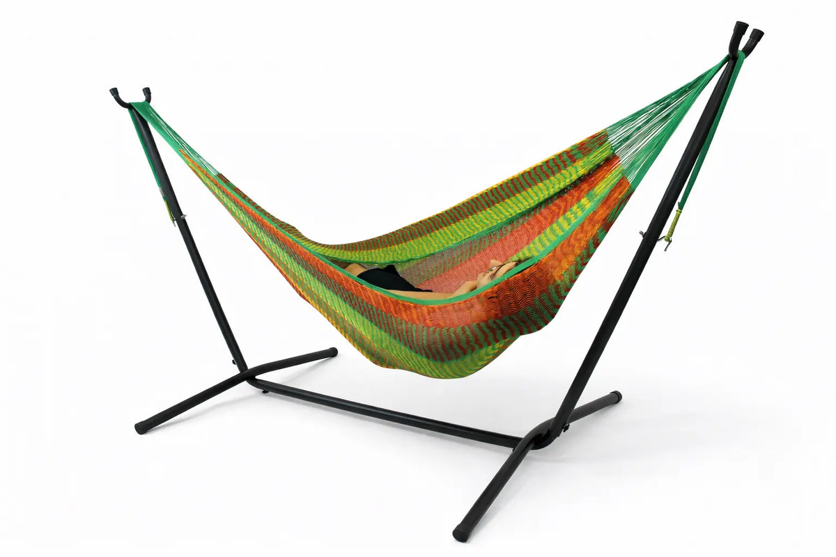 Hamac Univers Ensembles Hamac avec Support Hamac Maya - Double + Support Universel