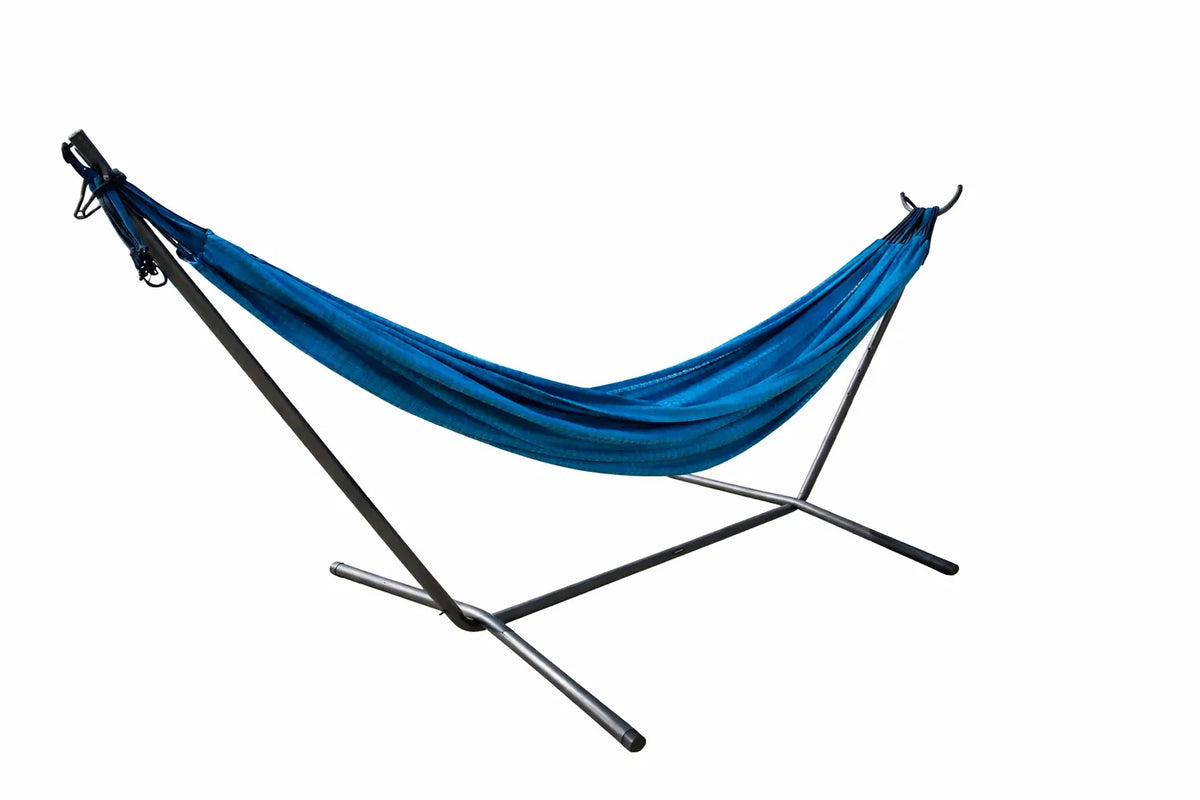 Hamac Univers Ensembles Hamac avec Support bleu-noir Hamac style brésilien double de qualité supérieure avec Support Universel 794604045504 20190+75121