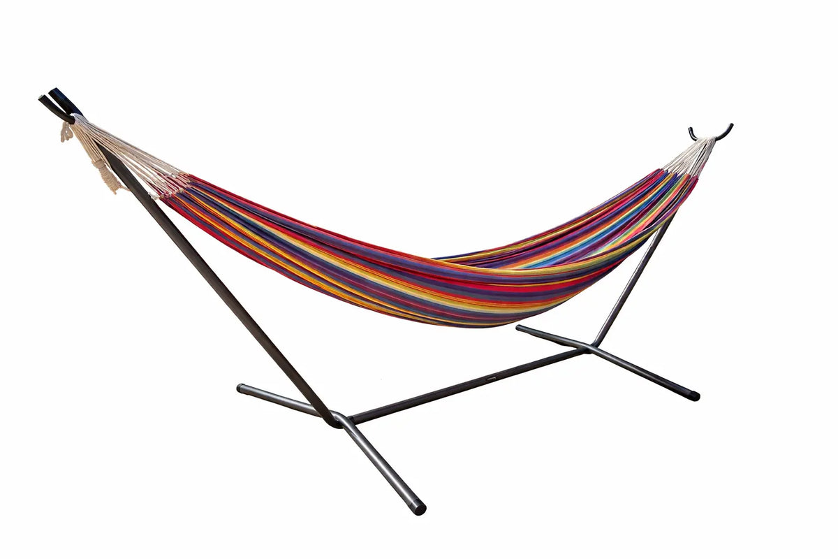 Hamac Univers Ensembles Hamac avec Support ceara Hamac style brésilien double de qualité supérieure avec Support Universel 794604046112 20191+75121