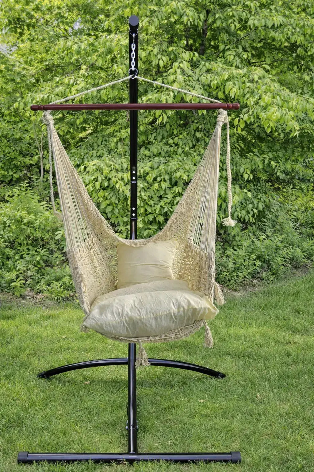 ECSiNG Boulon Supérieur De Hamac En Métal Argenté - 8 Cm, Fixation Robuste Pour Hamacs, Chaises Suspendues Et Balançoires