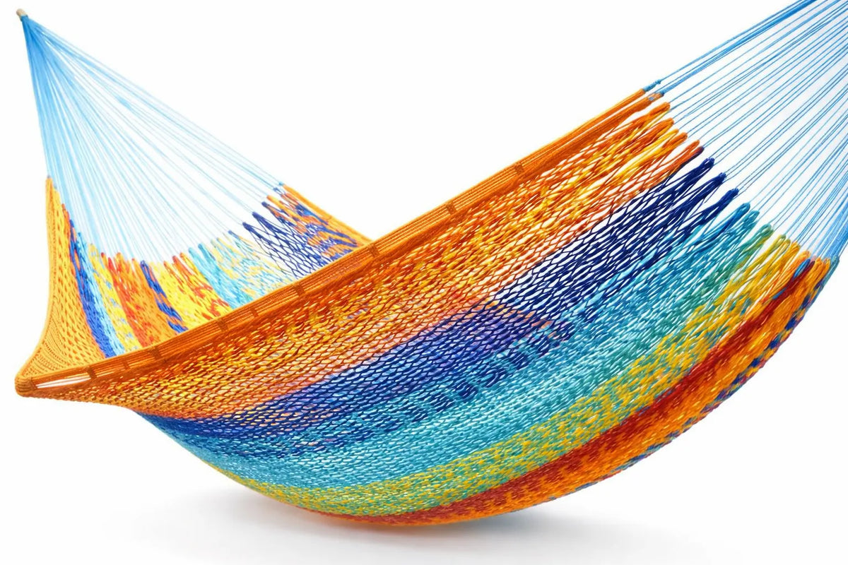 Hamac Univers Hamacs couleurs-vives Hamac maya en grosses cordes - grandeur familiale 738447505481 #24-MHXLTC-H