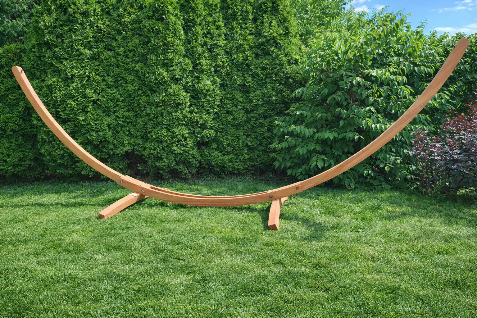 Hamac Univers Supports pour Hamacs eucalyptus Support pour hamac haut de gamme en bois d'eucalyptus – Structure d'extérieur durable 642135811924 E-HS