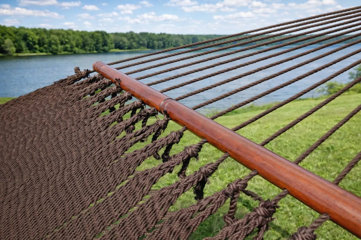 Hamac Univers Ensembles Hamac avec Support Hamac de luxe en cordes de polyester + Support de 15 pieds