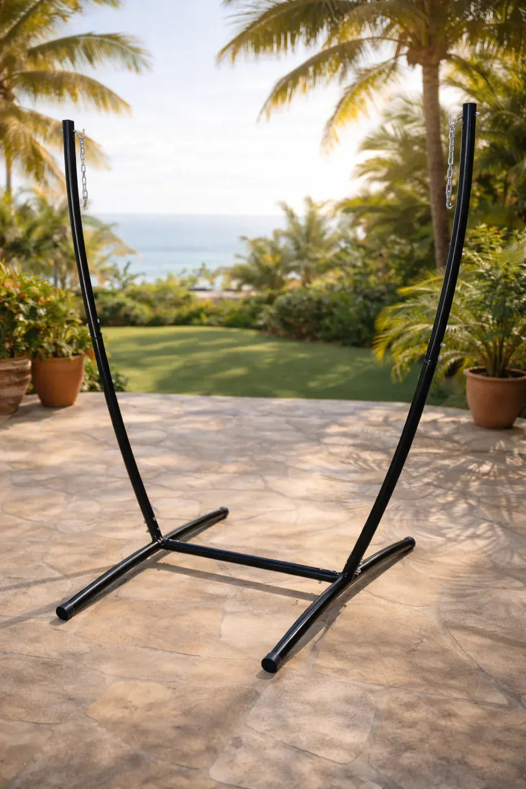 Hamac Univers Hammock Stands noir Support pour chaise hamac - En U 794604046020 22-RCS