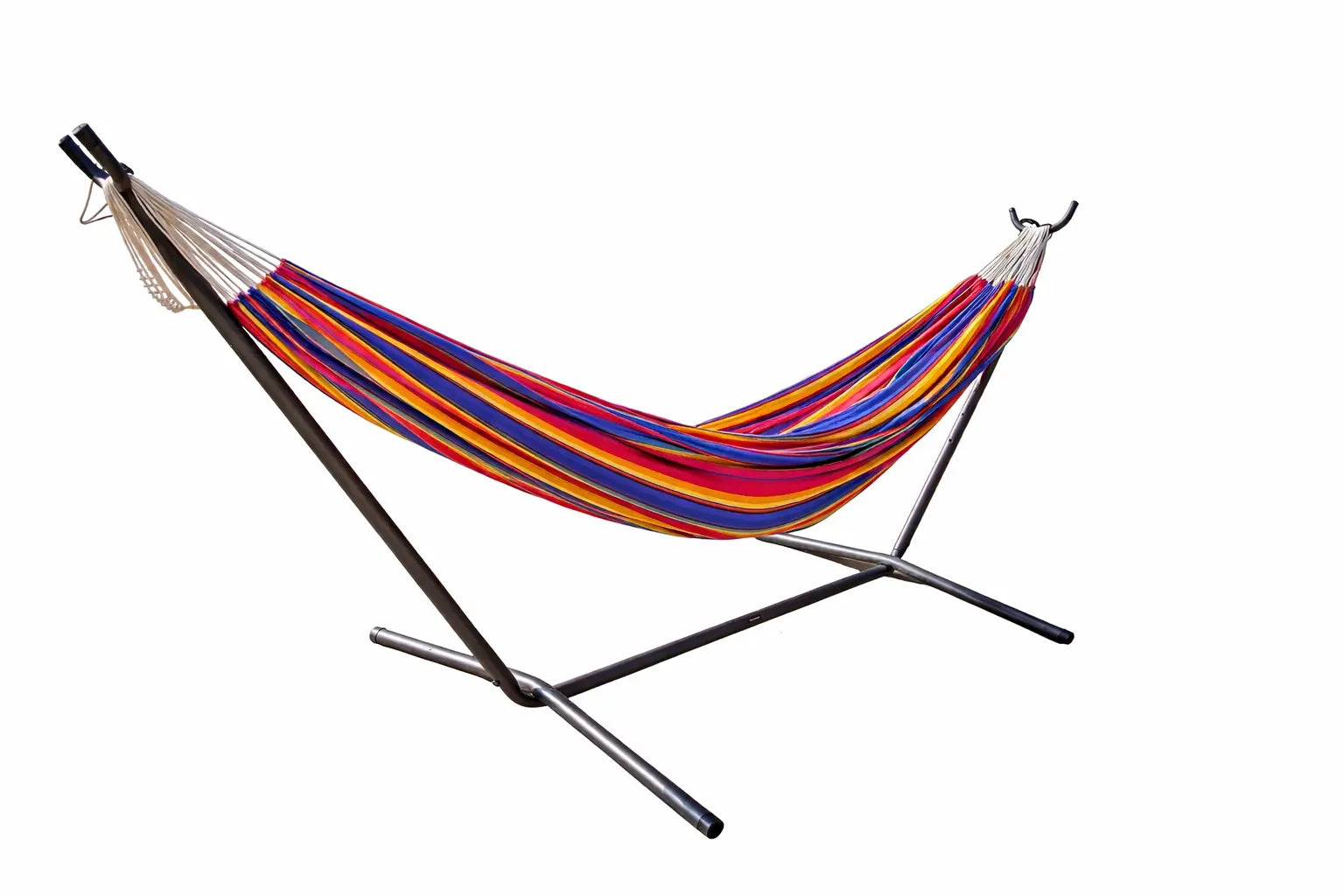 Hamac Univers Ensembles Hamac avec Support yagua-morada Hamac style brésilien double de qualité supérieure avec Support Universel 794604046129 20192+75121