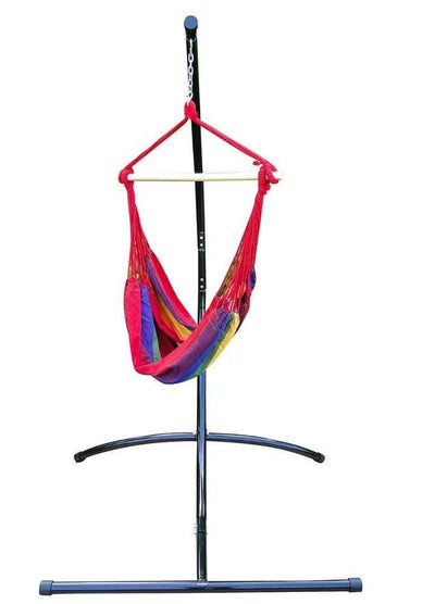 Hamac Univers Ensembles Hamac avec Support couleurs-vives Chaise hamac brésilienne suspendue + Support Universel 82101+75217-2