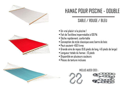 Hamac Univers Hamacs Hamac pour piscine - Double